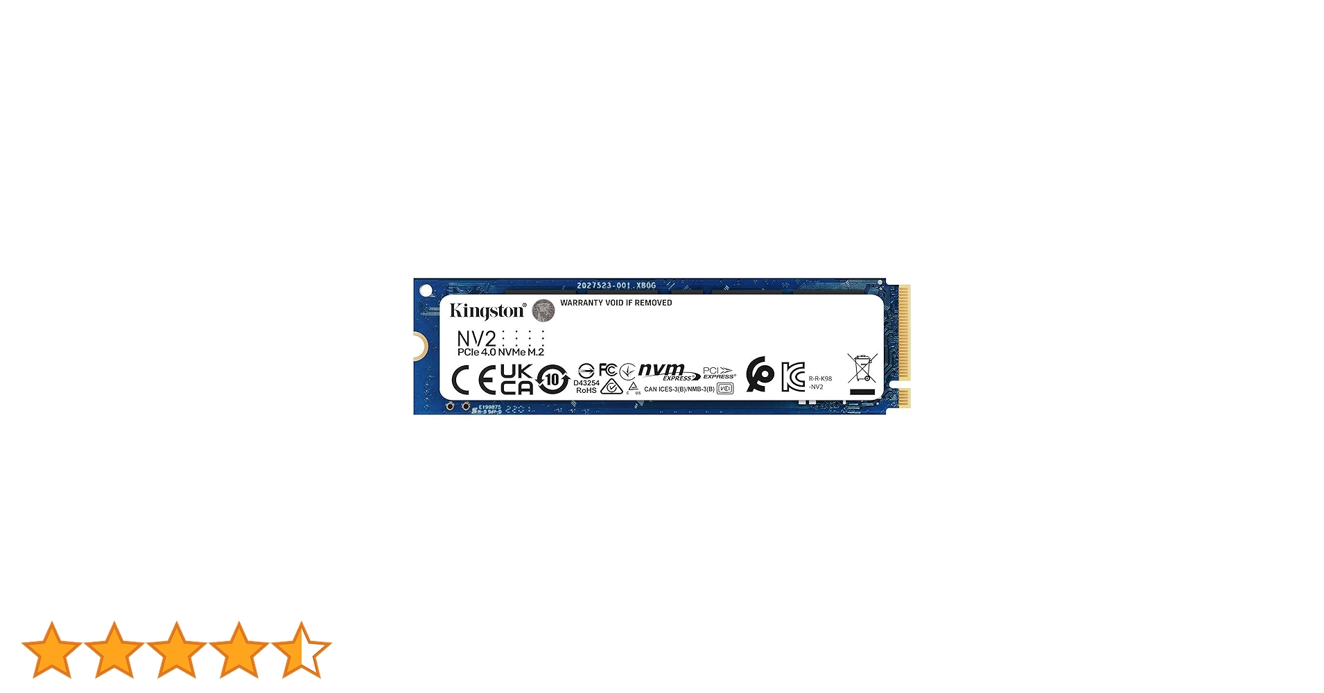 未開封　KINGSTON Nv2 Nvme M2 Ssd 2tb Kingston 2TB NV2 M.2 PCIe NVMe Gen 4 SSD